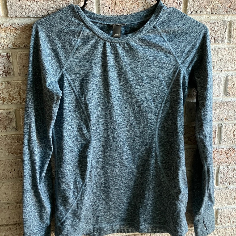 Eddie Bauer Women's Blue Long Sleeve Top small